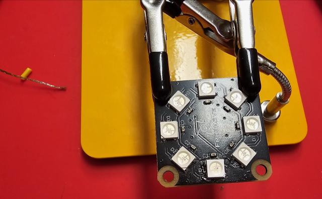 Solder new pixel