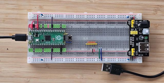 Pico with USB cable